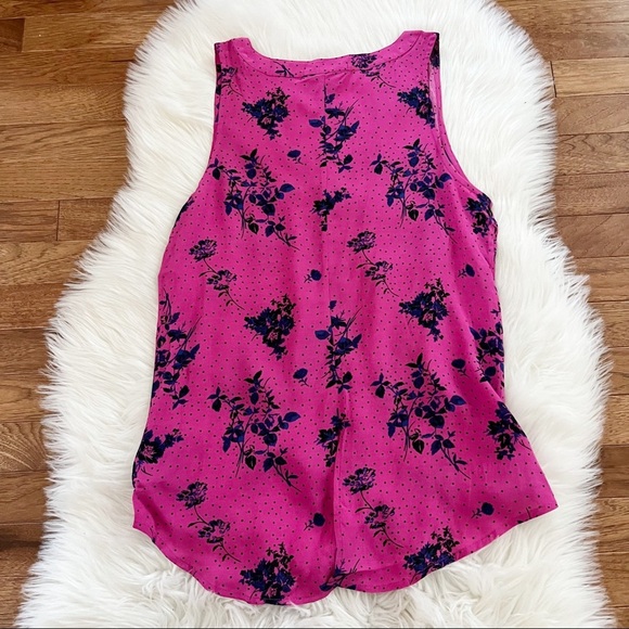 REVOLVE Sanctuary Pink Floral Split Back Top - Picture 4 of 7